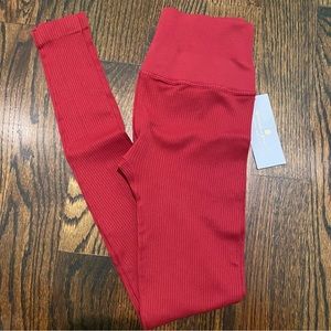 Spiritual Gangster Metta Ribbed Red Legging XS/S